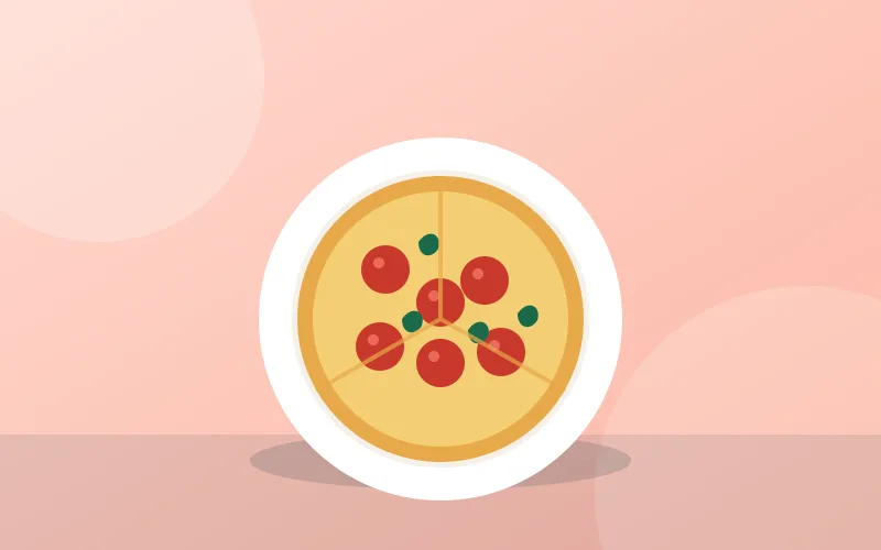 Illustration : pizza